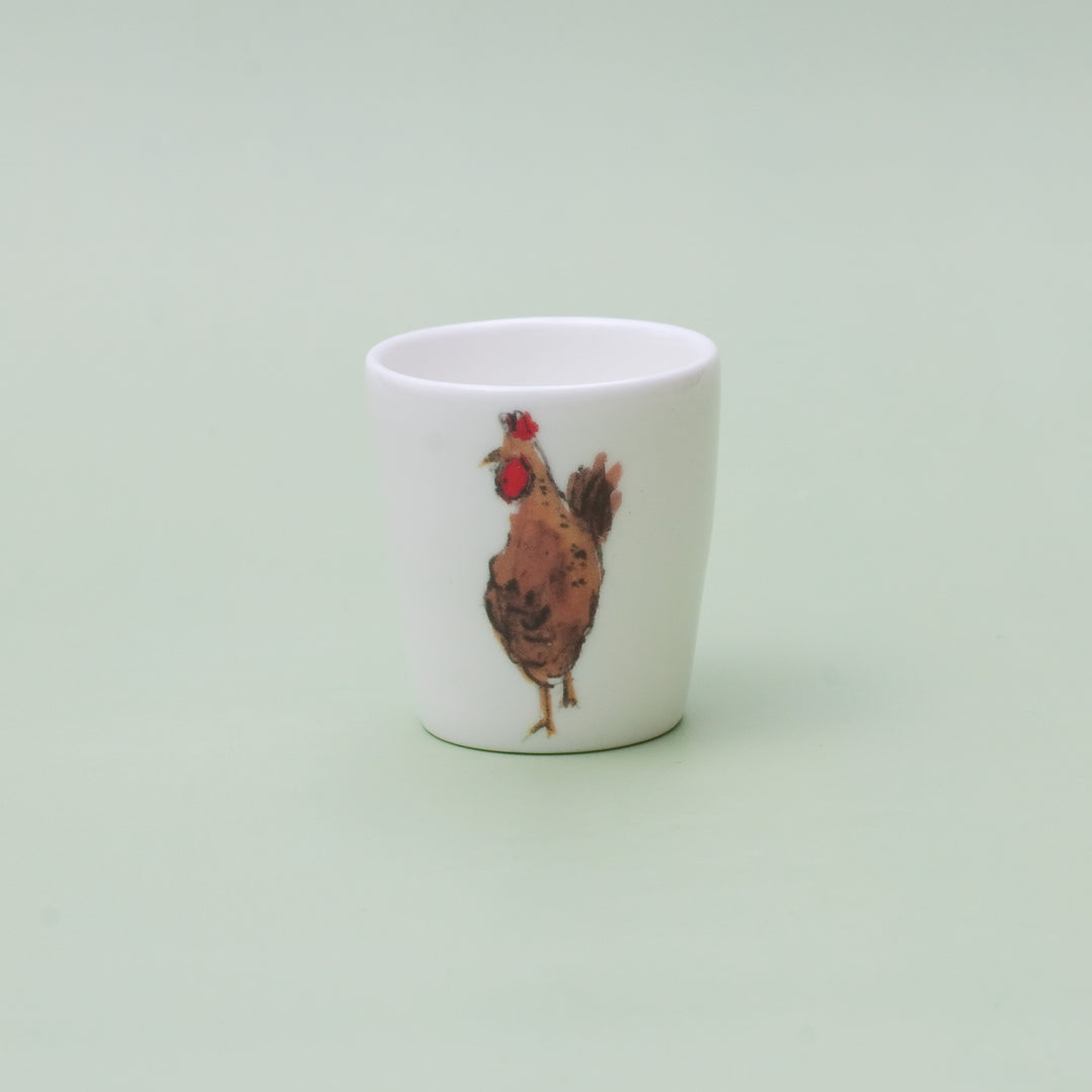 Red Rooster Egg Cup