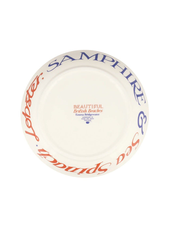 Red & Blue Toast Medium Pasta Bowl