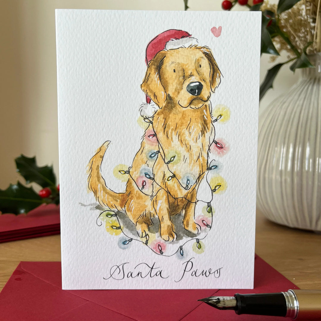 Retriever Christmas Card