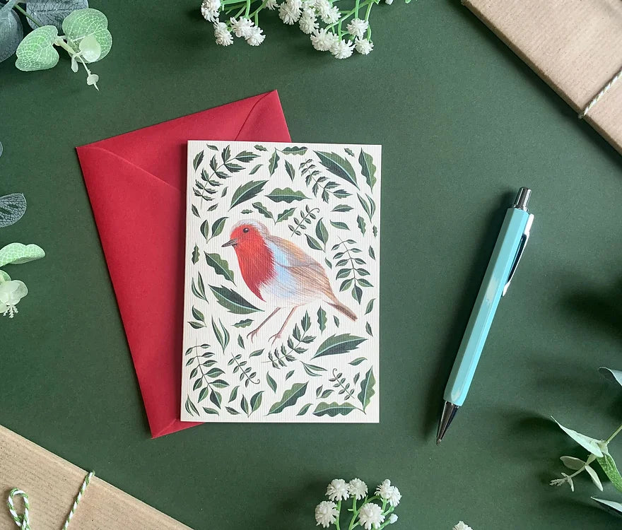 Robin Christmas Card