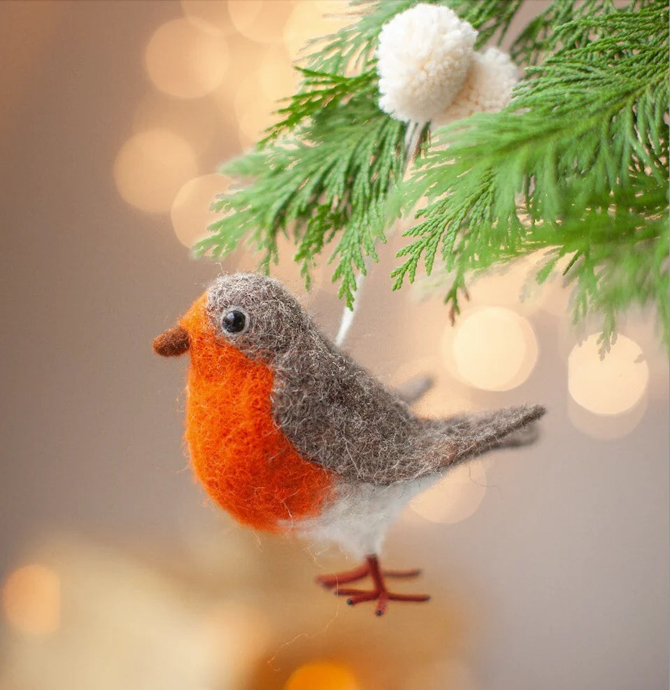Robin the Robin Felt Christmas Decoration