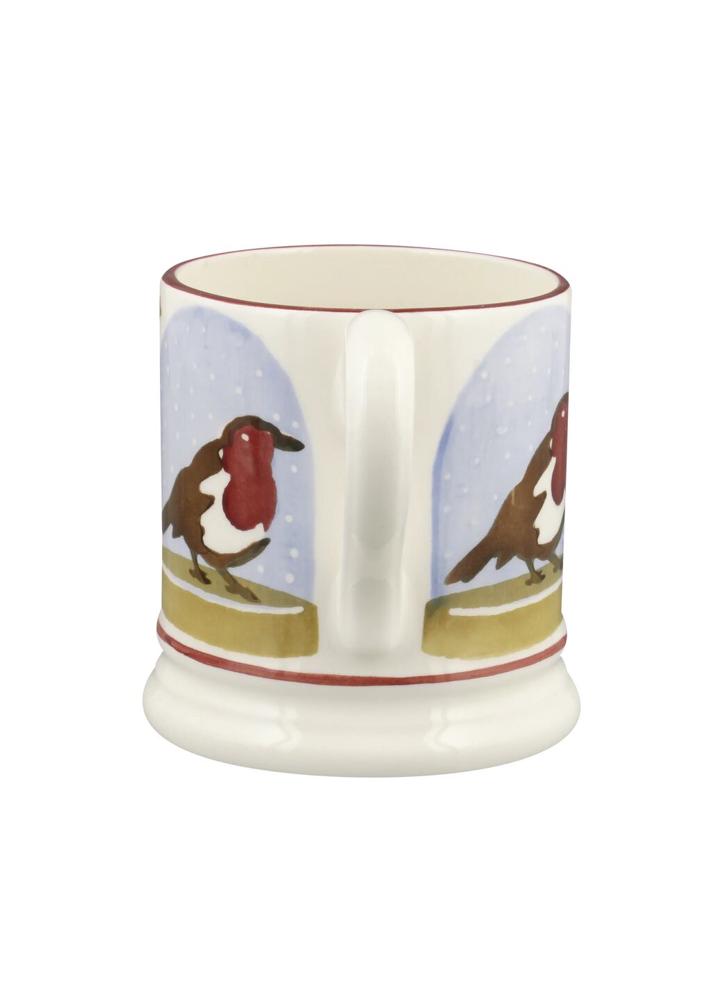 Robin Snow Globe 1/2 Pint Mug