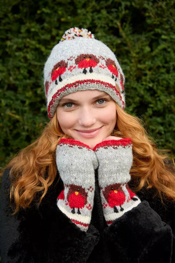 Robin Bobble Beanie