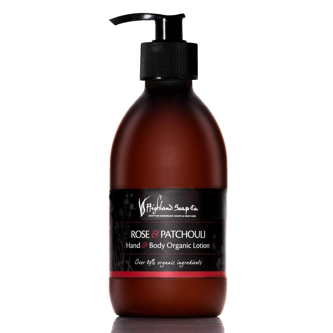 Rose & Patchouli Hand & Body Organic Lotion 300ml