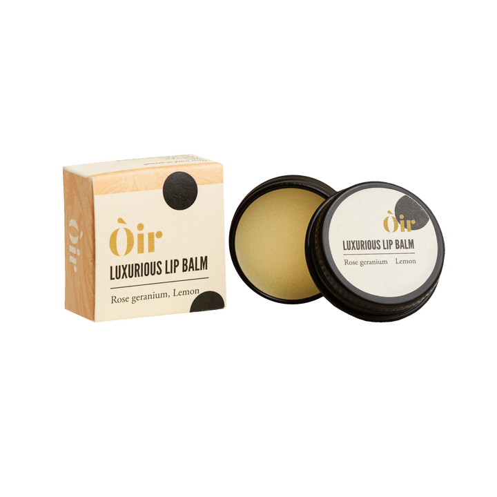 Òir Rose Geranium & Lemon Luxurious Lip Balm