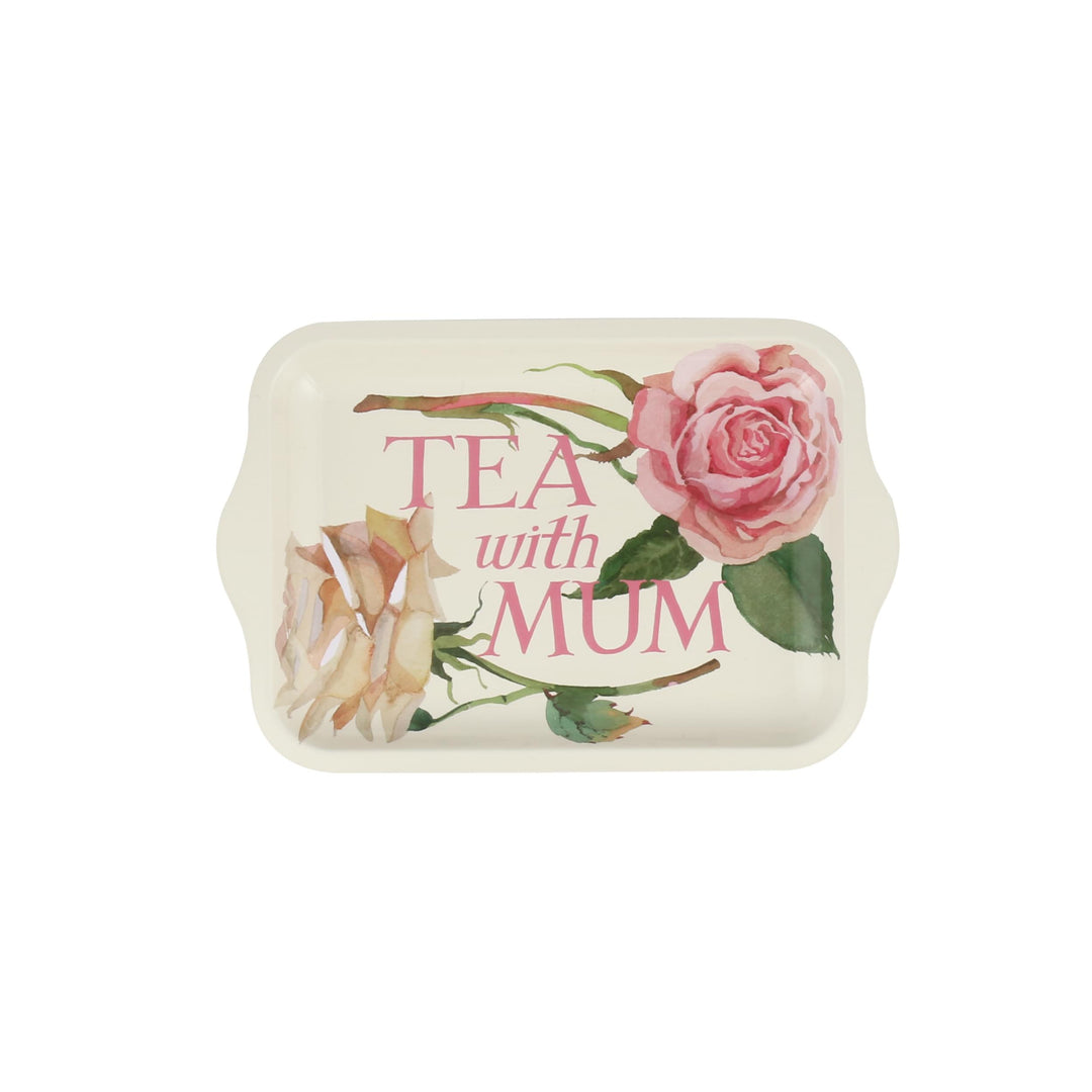 Rose & Pink Toast Small Tin Tray