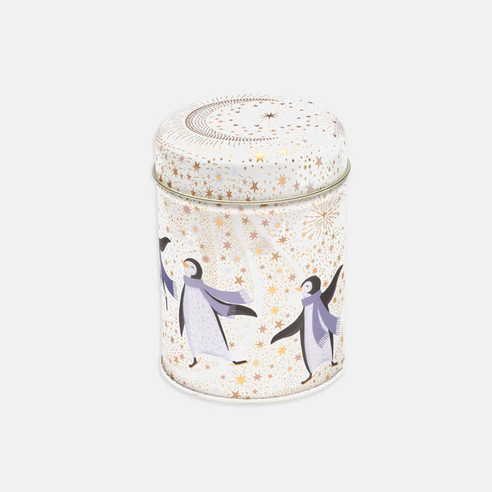 Round Arctic Waltz Mini Tin