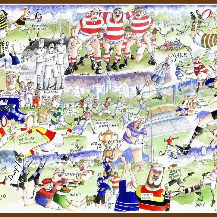 Rugby 1000 Piece Jigsaw Puzzle