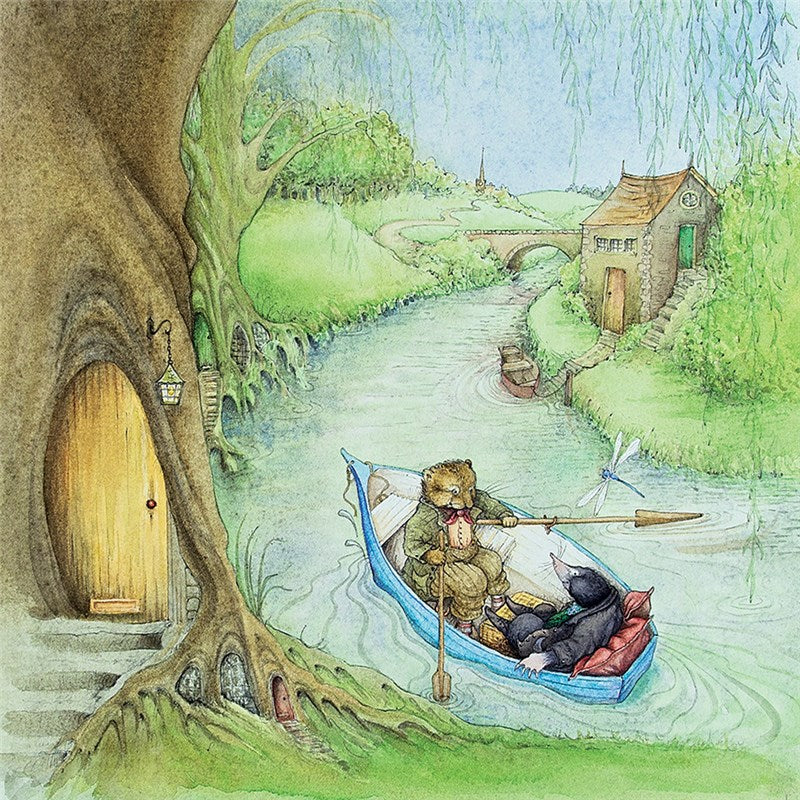 The House on The River Bank Greeting Card