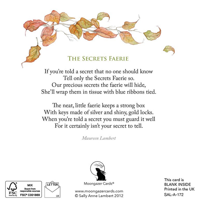 The Secrets Faerie Greeting Card