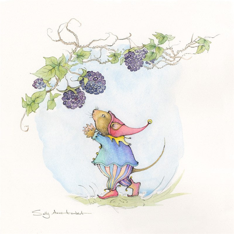The Berry Laden Way Greeting Card
