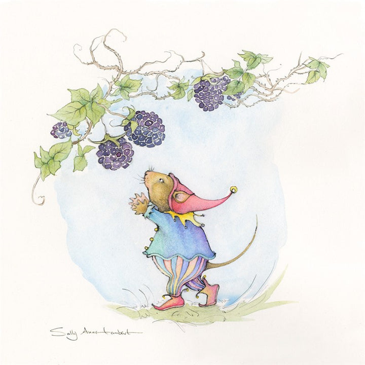 The Berry Laden Way Greeting Card