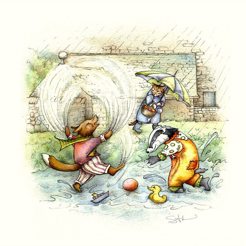 Splash Greeting Card