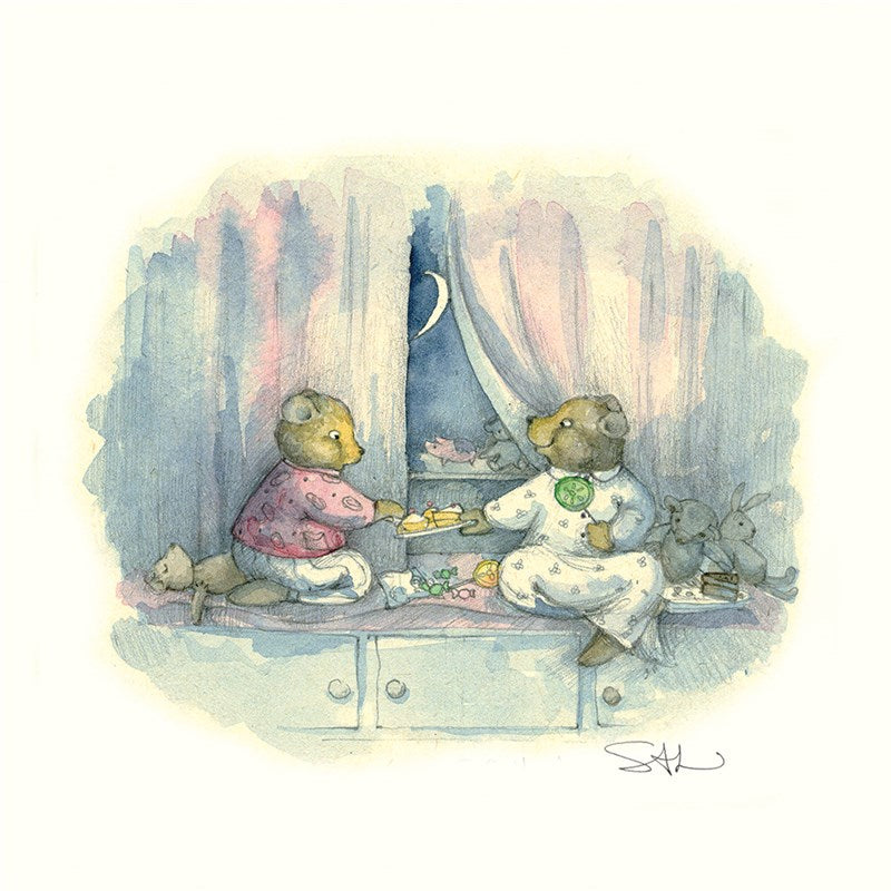 The Midnight Feast Greeting Card