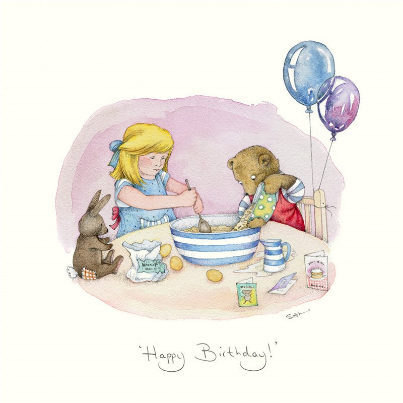 Happy Birthday Baking Greeting Card