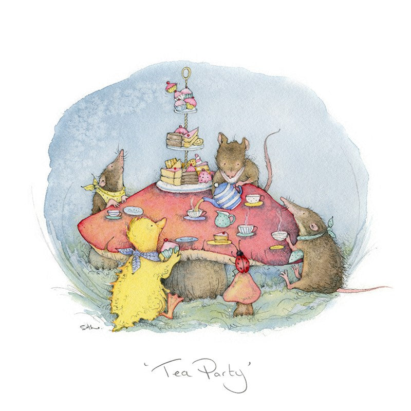 Tea Party Greeting Card