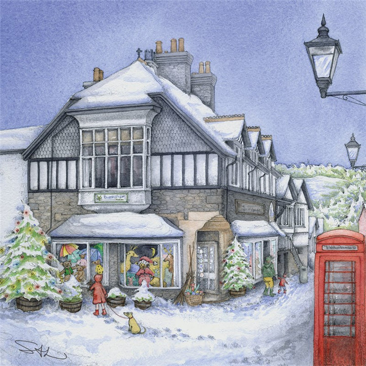 Snow in the Night Greeting Card