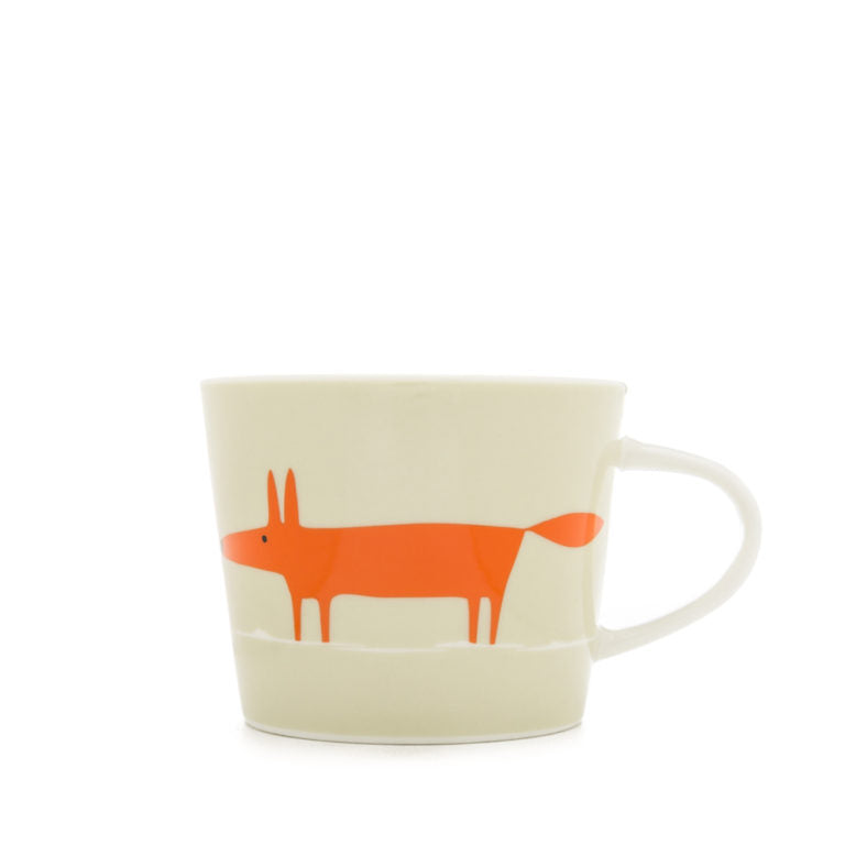 Mr. Fox Mug- Neutral and Orange
