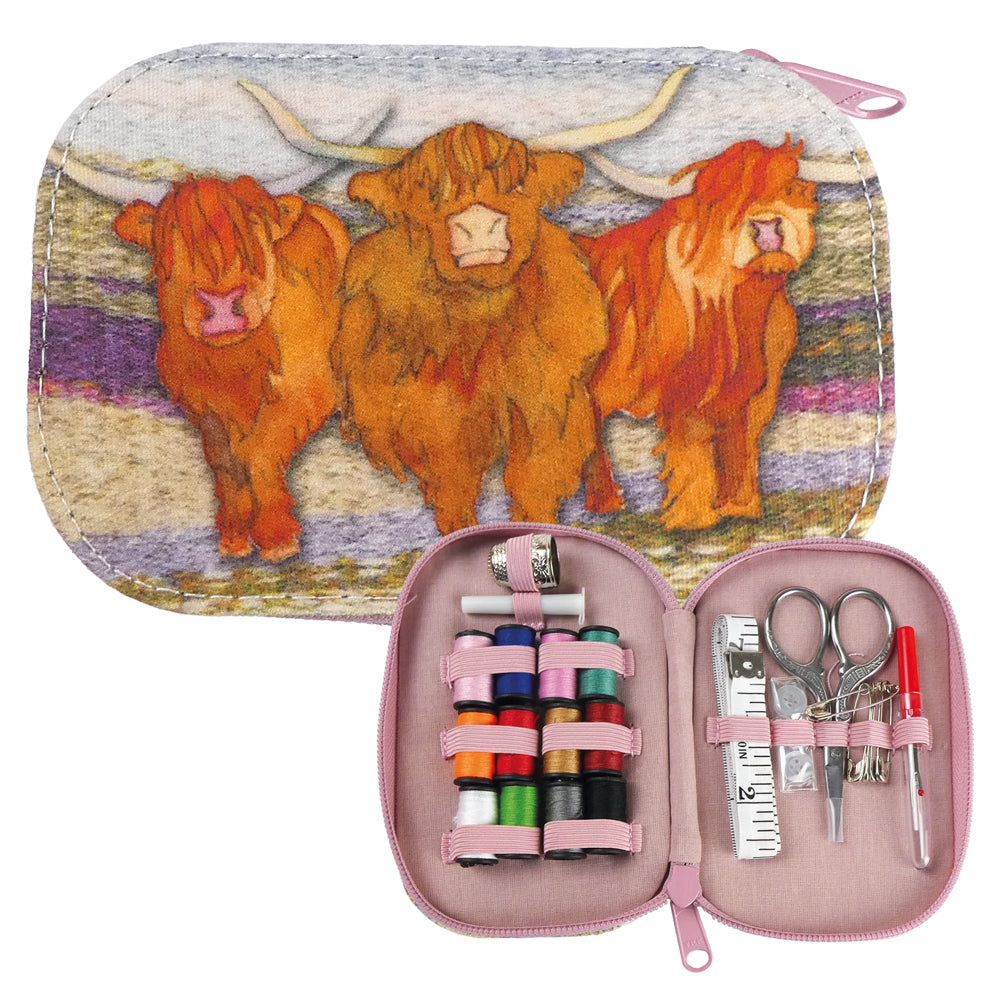 Highland Coos Sewing Set