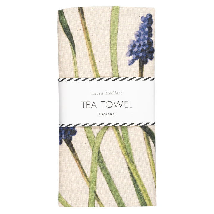 Spring Flowers Tea Towel- Muscari
