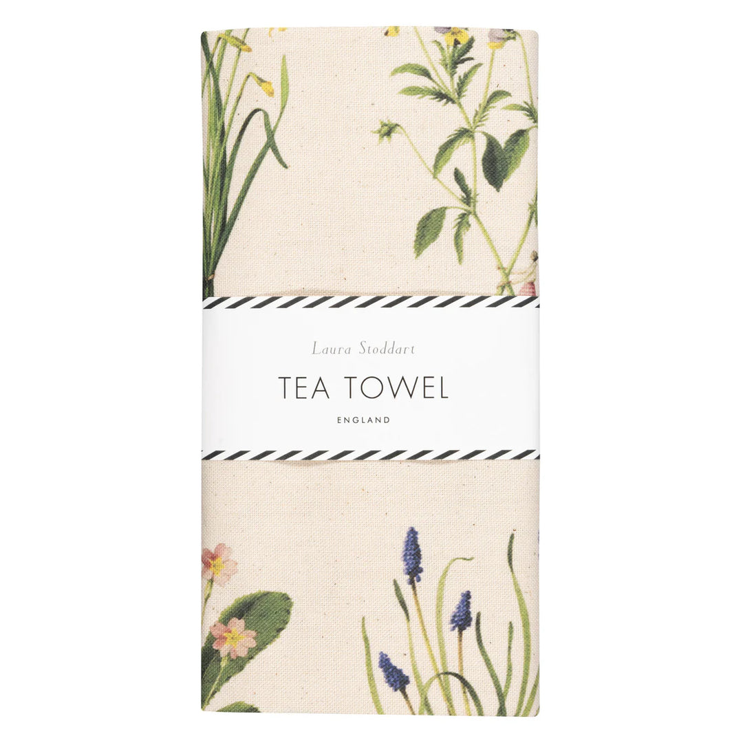 Spring Flowers Tea Towel- Multi