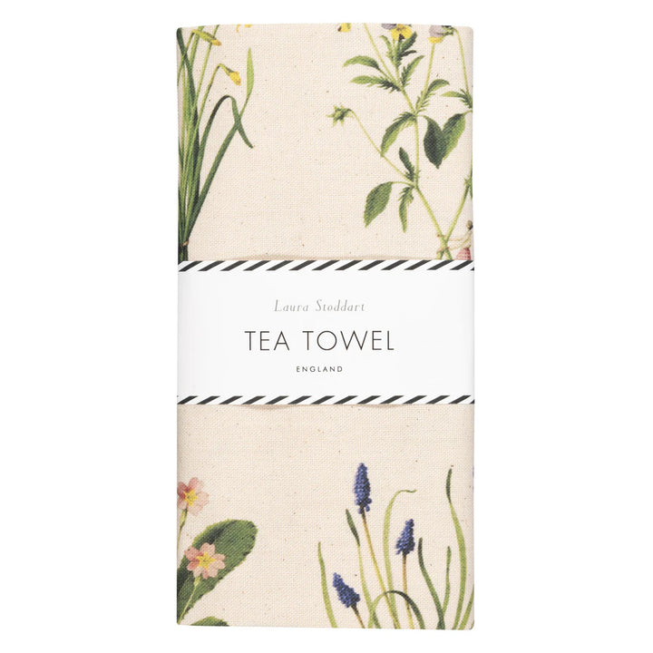 Spring Flowers Tea Towel- Multi