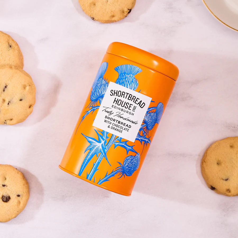 Truly Handmade Shortbread with Chocolate & Orange 140g Short Tin