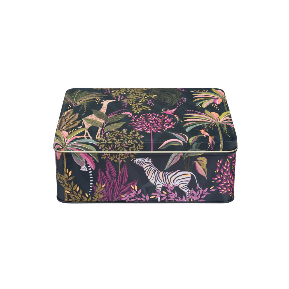 Palm Garden Deep Rectangular Tin
