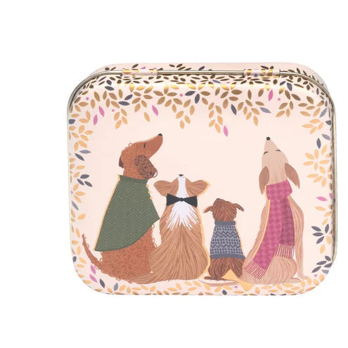 Sara Miller Dapper Dogs Pocket Treat Tins