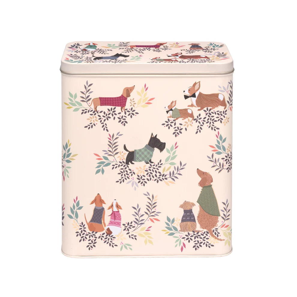 Dapper Dogs Large Storage Tin