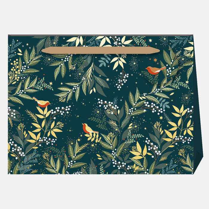Sara Miller Snowberry Tree Shopper Gift Bag