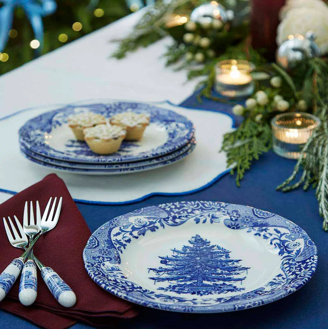 Spode Blue Italian Christmas 8-inch Salad Plate