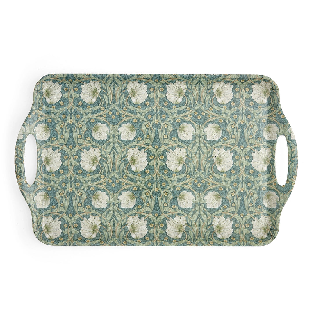 Pimpernel Privat Blue & Green Melamine Handled Tray