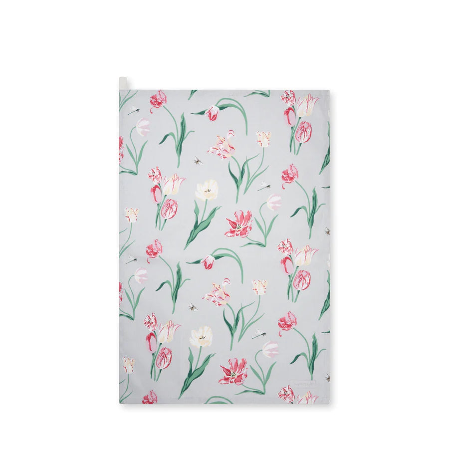 Tulips Tea Towel