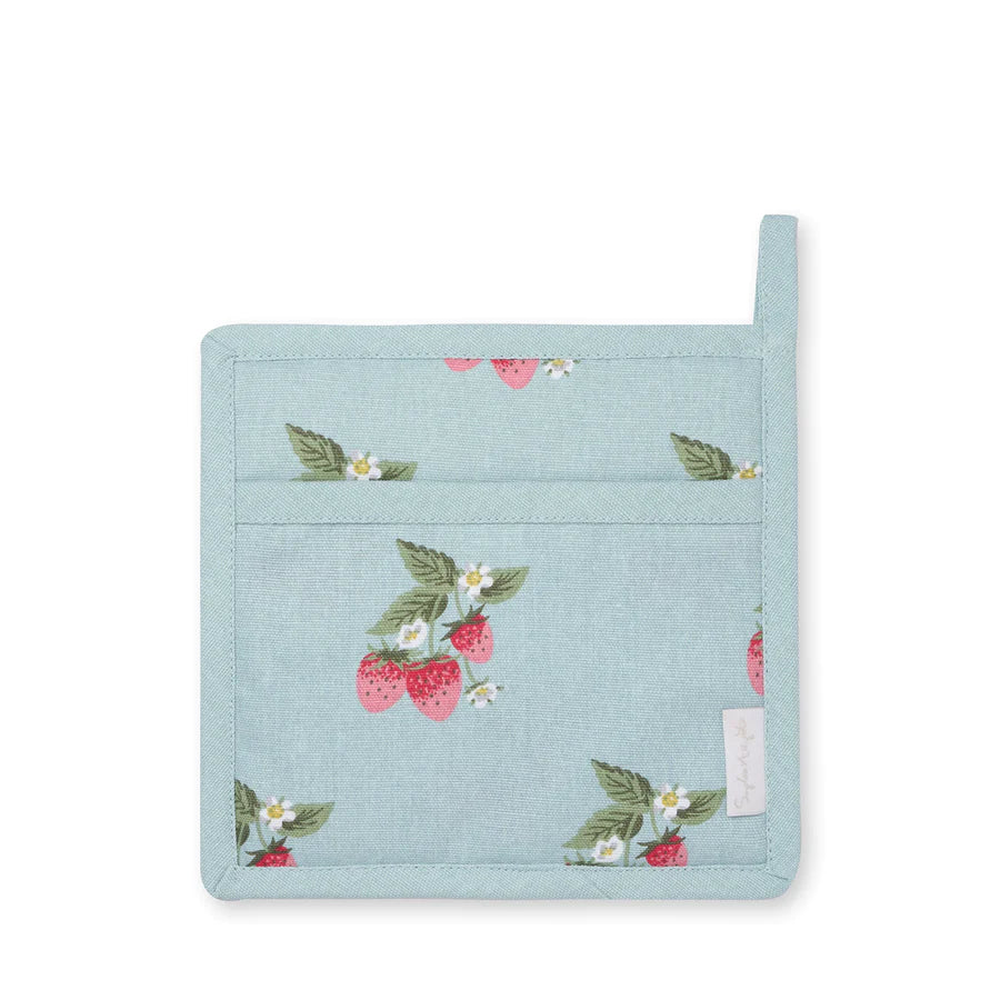 Sophie Allport Strawberries Blue Pot Grab