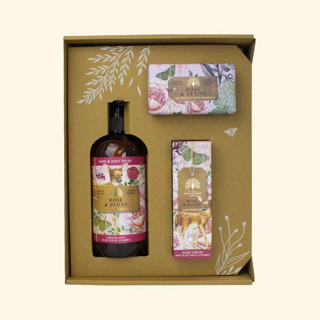 Anniversary Rose & Peony Hand & Body Gift Set