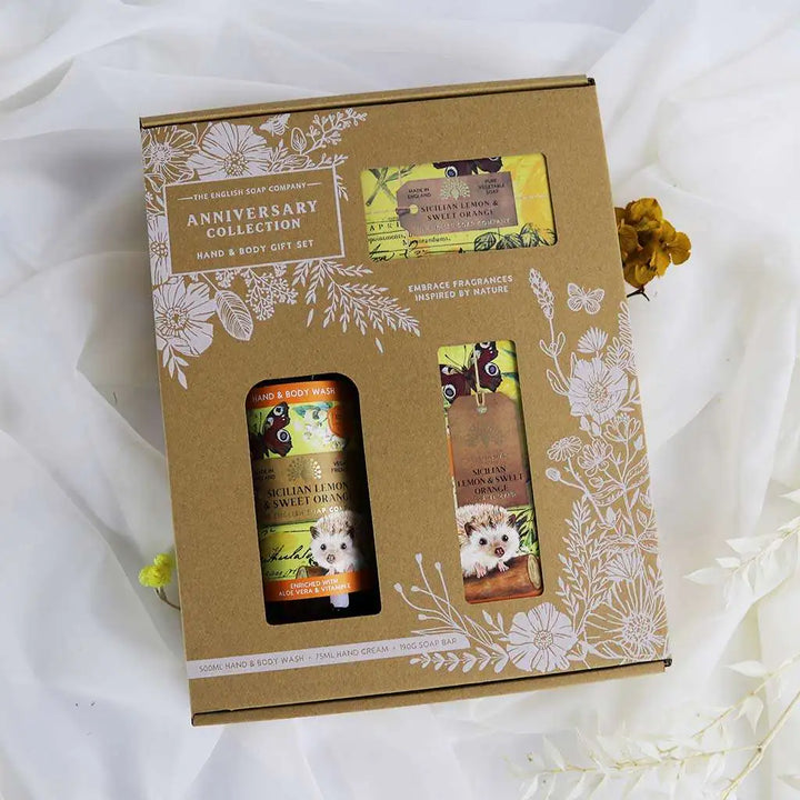 Anniversary Sicilian Lemon & Sweet Orange Hand & Body Gift Set
