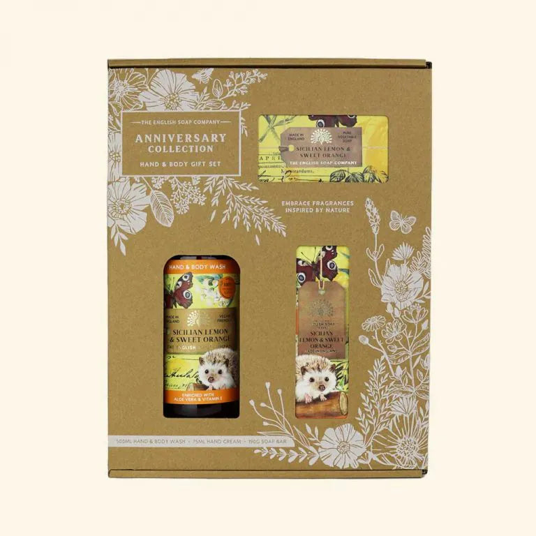 Anniversary Sicilian Lemon & Sweet Orange Hand & Body Gift Set