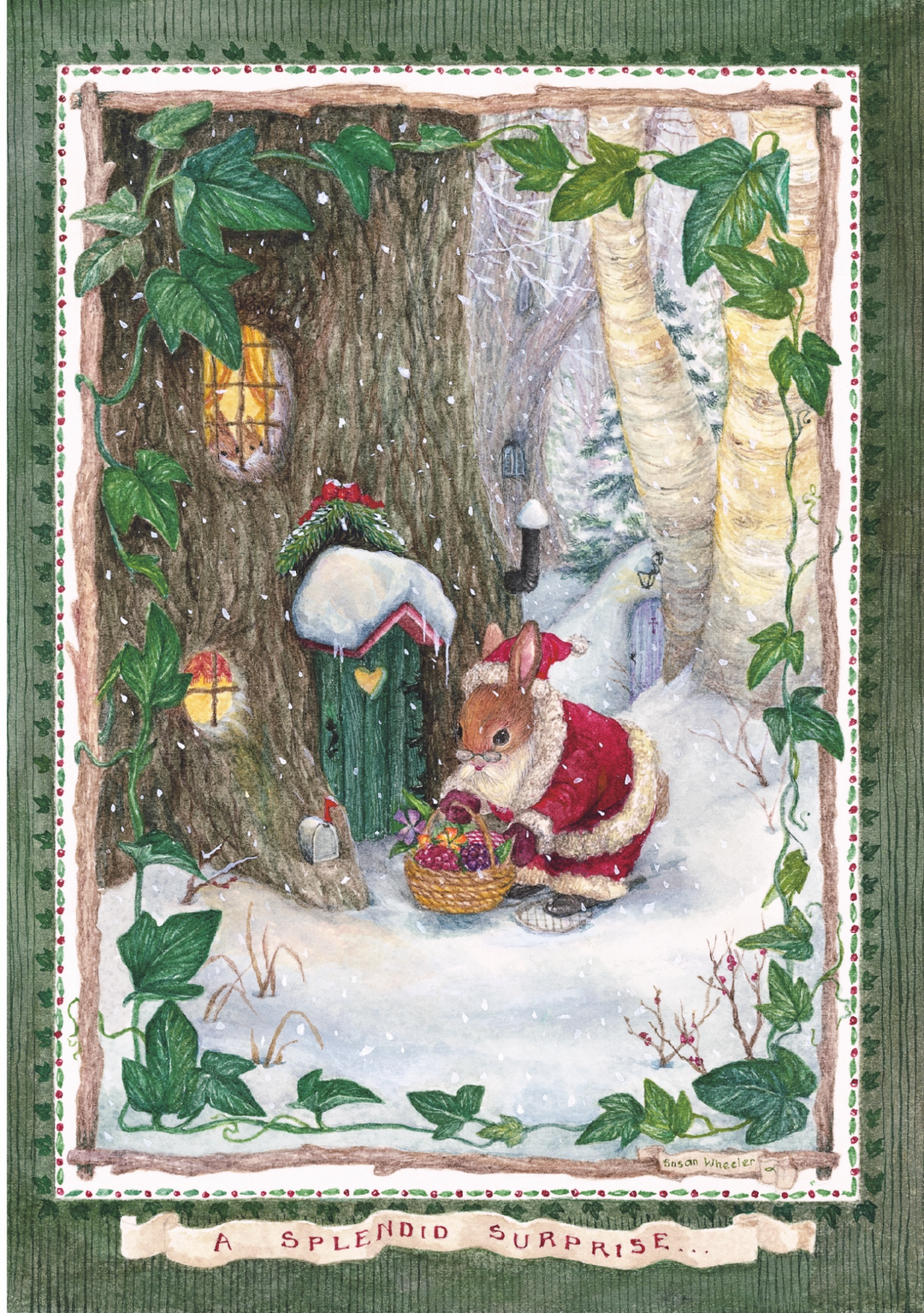 A Splendid Surprise Christmas Card
