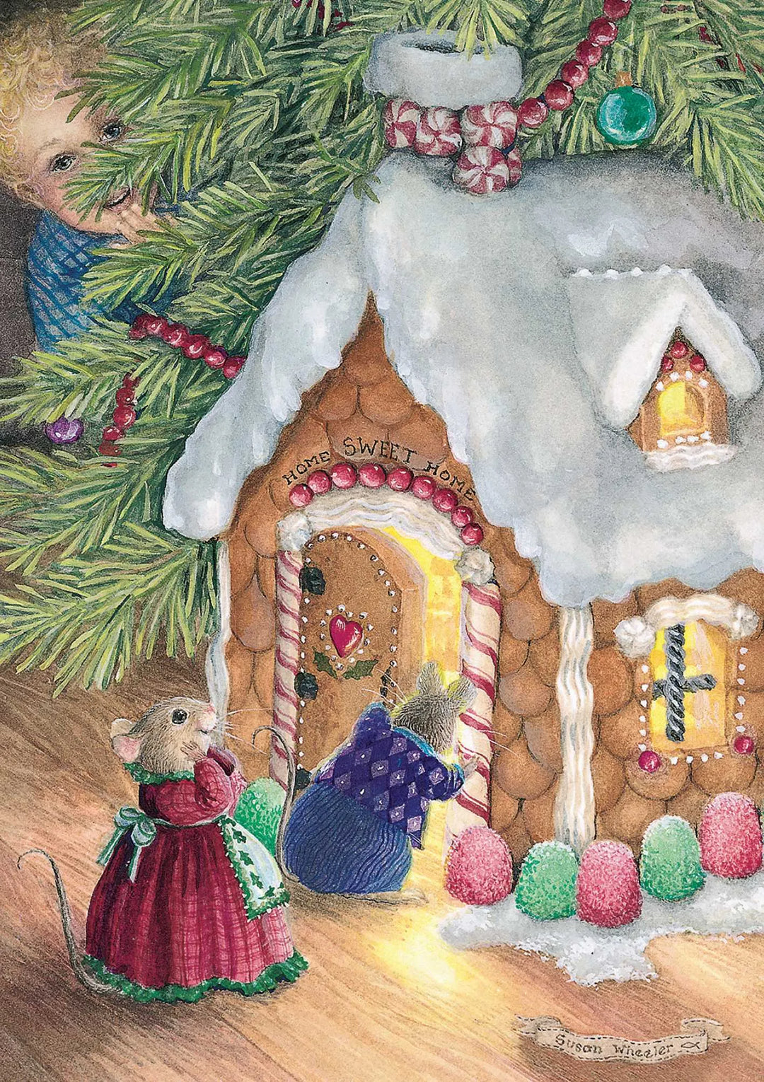 Gingerbread House Christmas Card
