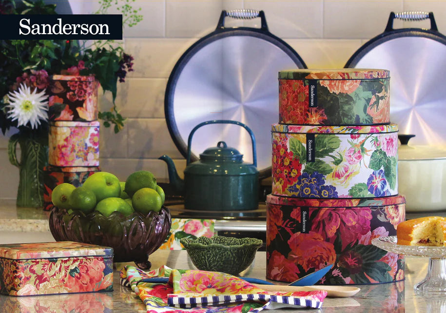 Very Roses & Peony Biscuit Barrel