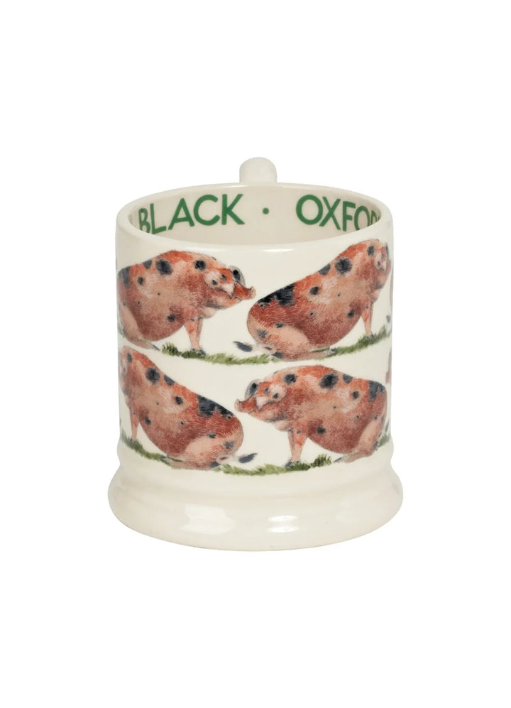Oxfordshire Sandy & Black Pig 1/2 Pint Mug