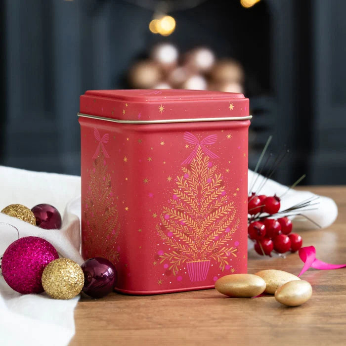 Crimson Tree Mini Tea Tin