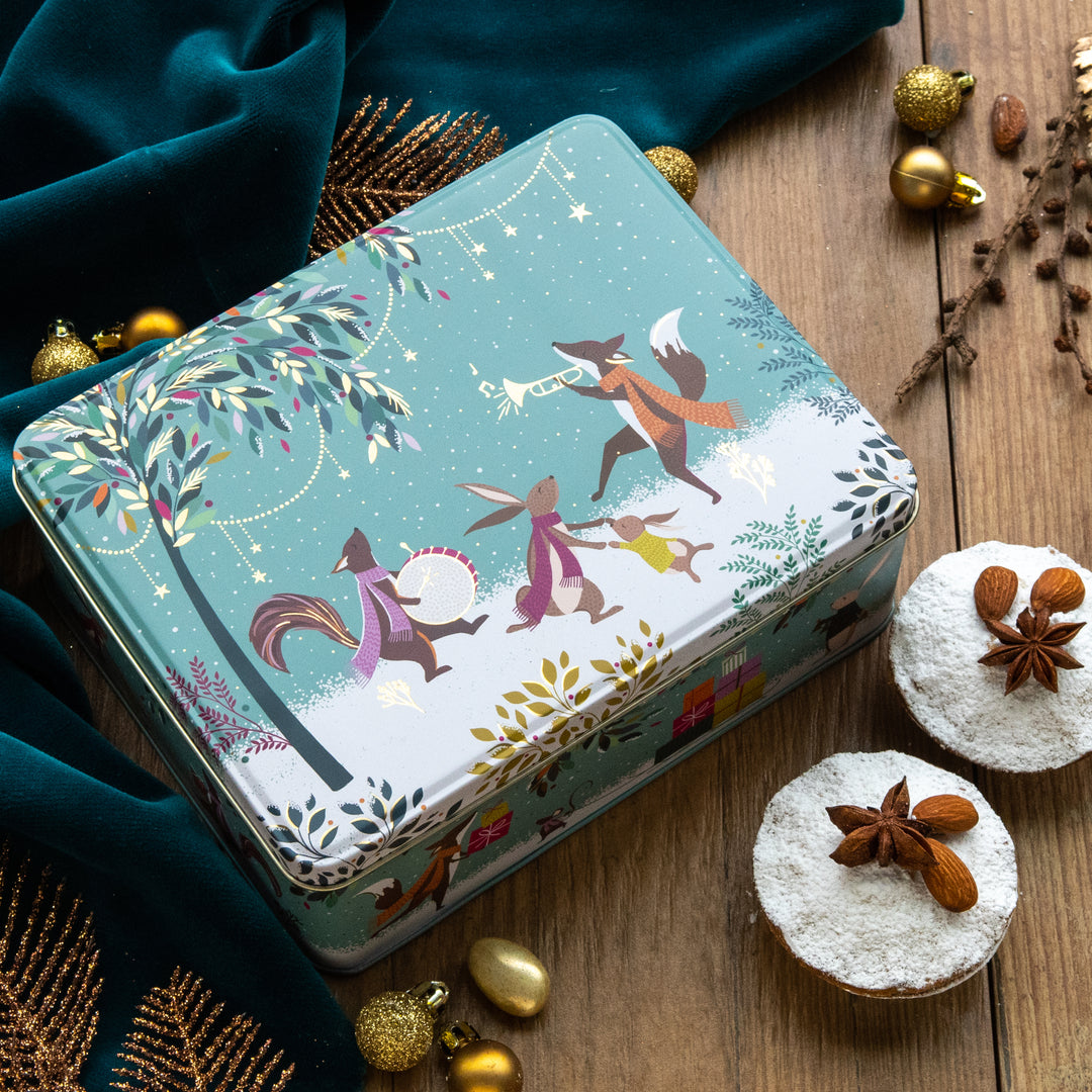 Woodland Tales Deep Rectangular Tin