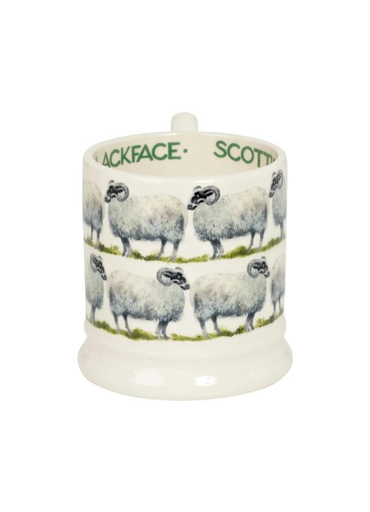 Scottish Black-Faced Sheep 1/2 Pint Mug