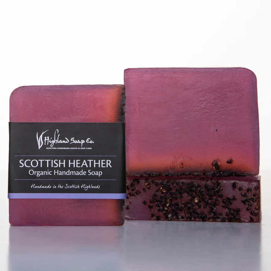 Scottish Heather Organic Glycerine Soap 150g