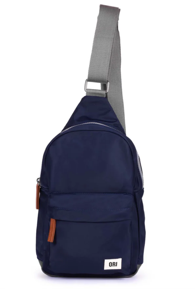 Willesdon B Midnight Recycled Nylon Crossbody Bag- Large