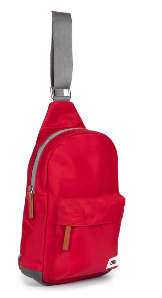 Willesdon B Cranberry Recycled Nylon Crossbody Bag- Large
