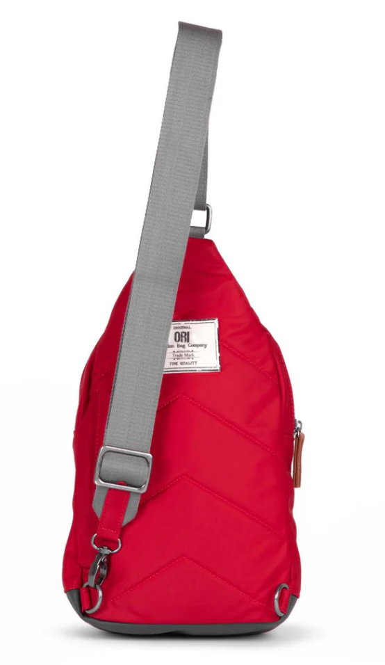 Willesdon B Cranberry Recycled Nylon Crossbody Bag- Large