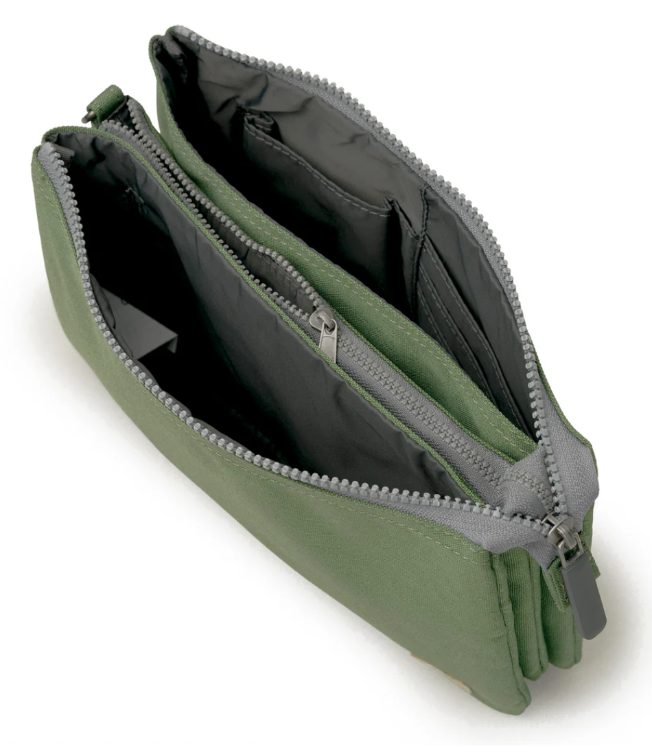 Carnaby Crossbody Granite Recycled Canvas- XL
